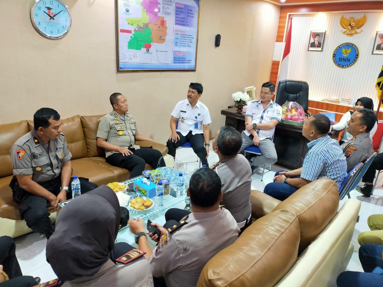BNN Kota Binjai Menerima Kunjungan Kapolres Binjai BNN Kota Binjai Menerima Kunjungan Kapolres Binjai