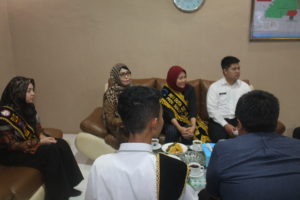 BNN Kota Binjai Menerima Kunjungan Duta Genre Kota Binjai
