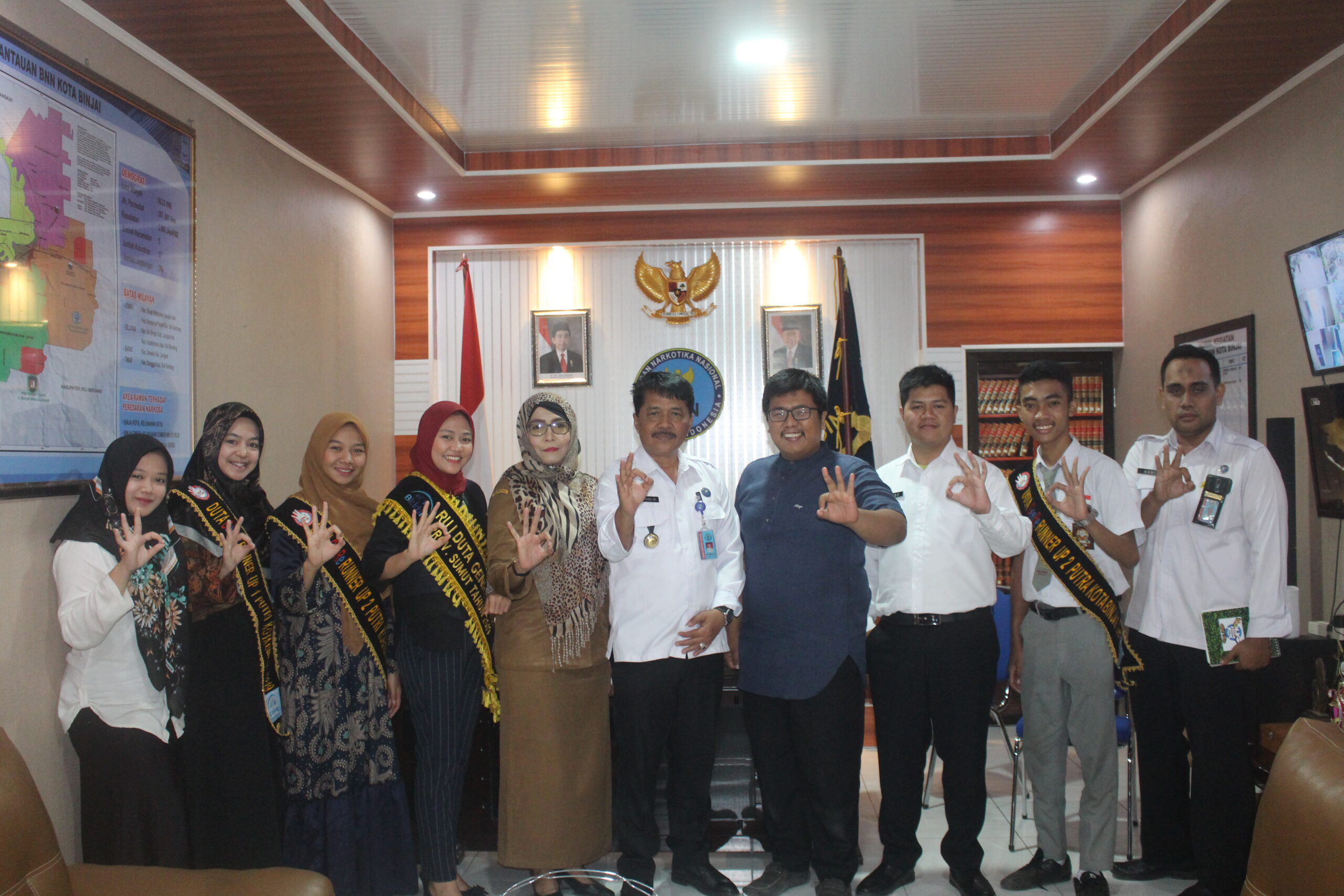 BNN Kota Binjai Menerima Kunjungan Duta Genre Kota Binjai BNN Kota Binjai Menerima Kunjungan Duta Genre Kota Binjai