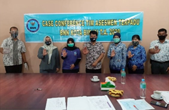 Seksi Rehabilitasi BNN Kota Binjai melaksanakan kegiatan Assesment Terpadu