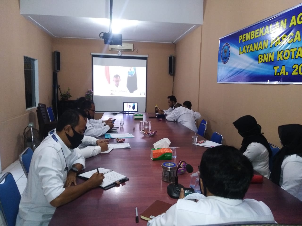 Rapat Pimpinan Nasional (RAPIMNAS) BNN RI melalui Video Conference 13 Juli 2020 Rapat Pimpinan Nasional (RAPIMNAS) BNN RI melalui Video Conference 13 Juli 2020