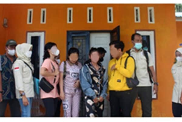 BNN Kota Binjai Melakukan Razia Rumah Kontrakan Di Daerah Rawan Penyalahgunaan Narkotika.