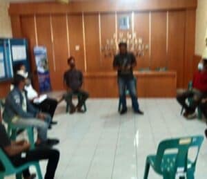 Seksi Rehabilitasi BNN Kota Binjai melakukan Layanan unit Intervensi Berbasis Masyarakat (IBM) di Kelurahan Binjai Estate Kota Binjai