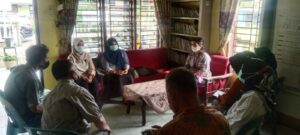 Seksi Rehabilitasi BNN Kota Binjai melakukan Kegiatan Koordinasi Unit Intervensi Berbasis Masyarakat (IBM) di Kelurahan Kebun Lada Kota Binjai