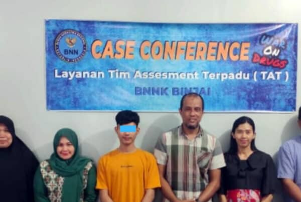 Seksi Pemberantasan BNN Kota Binjai Melaksanakan TAT dan case conference