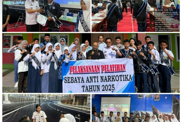 BNNK BINJAI MELAKSANAKAN PELATIHAN "SEBAYA ANTI NARKOTIKA 2025" BNNK BINJAI MELAKSANAKAN PELATIHAN “SEBAYA ANTI NARKOTIKA 2025”
